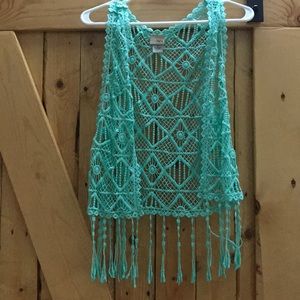 Day trip crochet vest